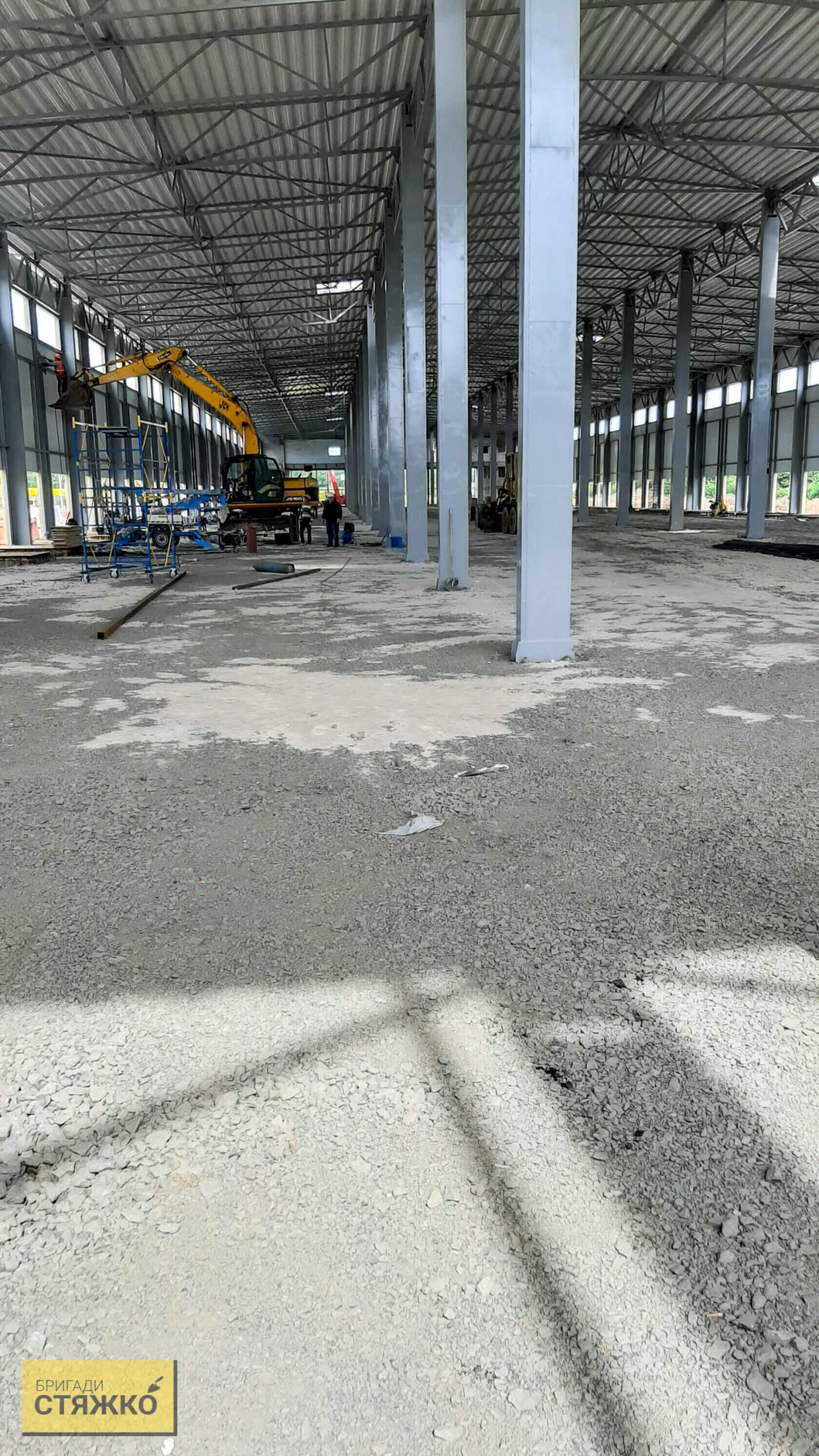 Новий обьект промислові підлоги