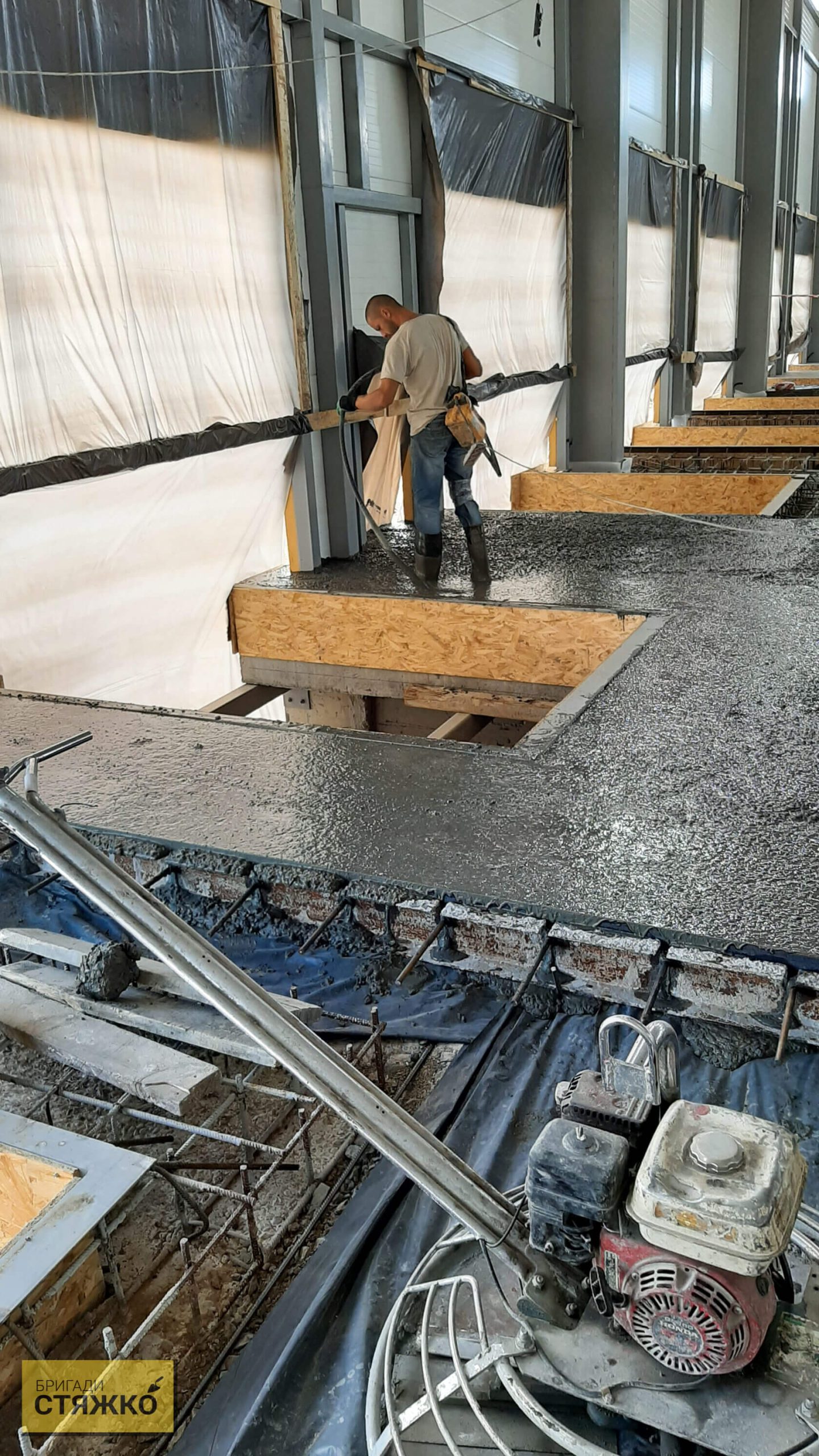 Перекриття з бетону стяжко